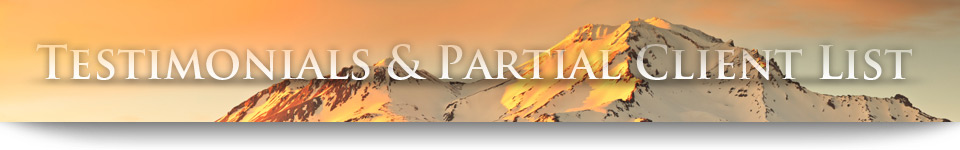 Doug Carter Client Testimonials
